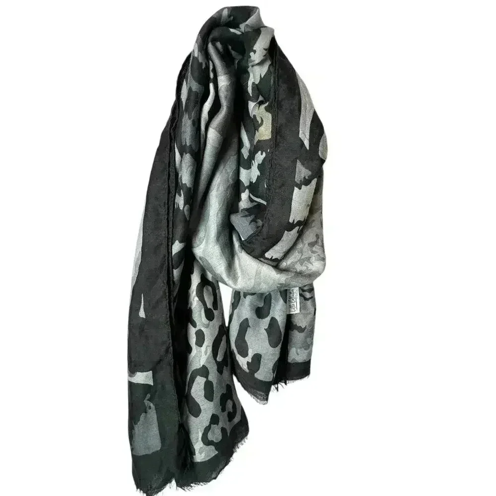 Lulla collection by Bindya watercolor design‎ scarf